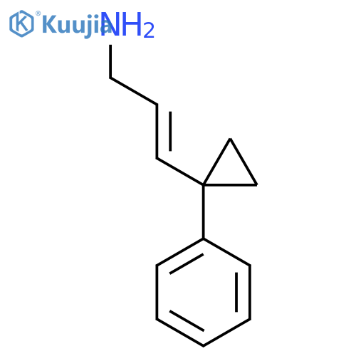 3-(1-phenylcyclopropyl)prop-2-en-1-amine structure