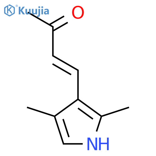 4-(2,4-dimethyl-1H-pyrrol-3-yl)but-3-en-2-one structure