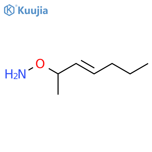O-(hept-3-en-2-yl)hydroxylamine structure