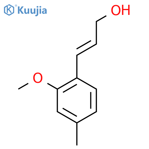 3-(2-methoxy-4-methylphenyl)prop-2-en-1-ol structure