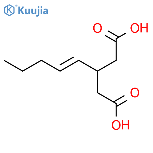 3-(pent-1-en-1-yl)pentanedioic acid structure