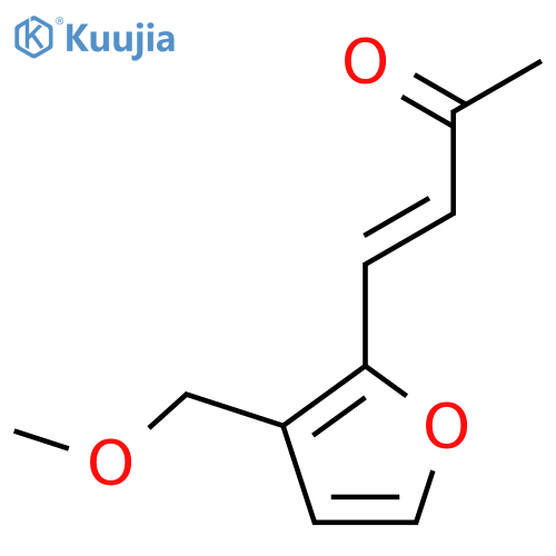 4-3-(methoxymethyl)furan-2-ylbut-3-en-2-one structure