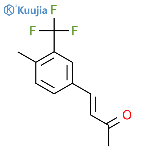 4-4-methyl-3-(trifluoromethyl)phenylbut-3-en-2-one structure