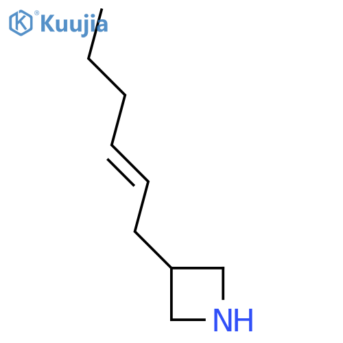 3-(hex-2-en-1-yl)azetidine structure