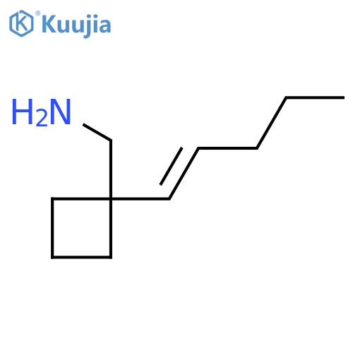 1-(pent-1-en-1-yl)cyclobutylmethanamine structure