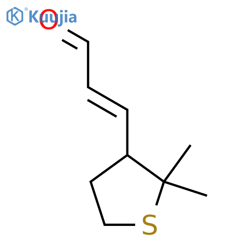 3-(2,2-dimethylthiolan-3-yl)prop-2-enal structure