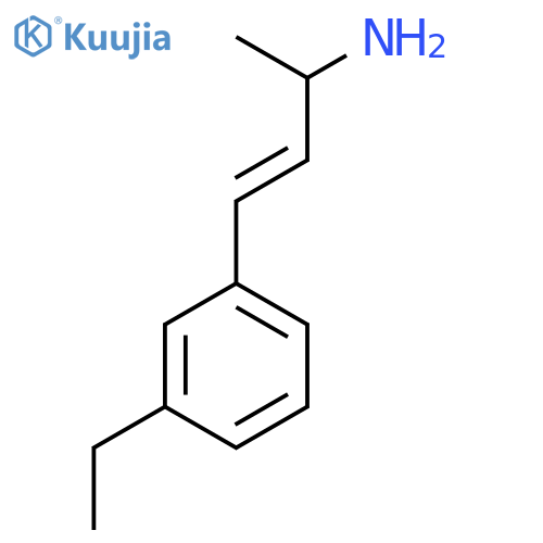 4-(3-ethylphenyl)but-3-en-2-amine structure