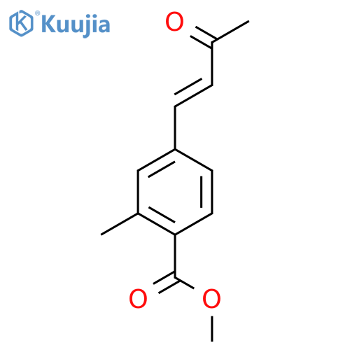 methyl 2-methyl-4-(3-oxobut-1-en-1-yl)benzoate structure