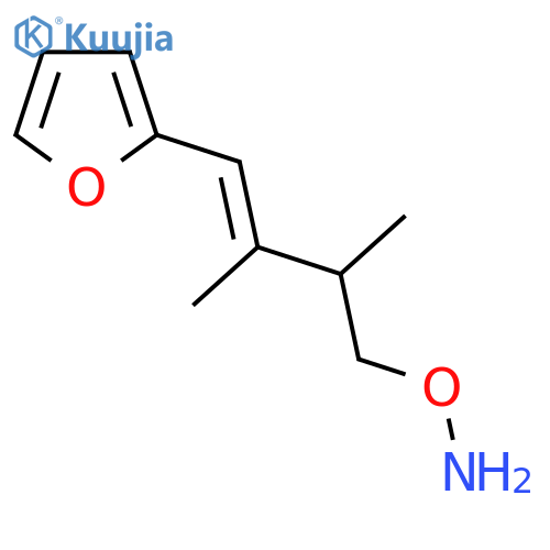 O-4-(furan-2-yl)-2,3-dimethylbut-3-en-1-ylhydroxylamine structure