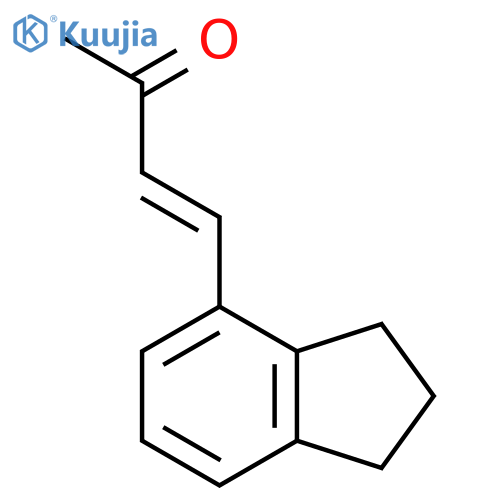 4-(2,3-dihydro-1H-inden-4-yl)but-3-en-2-one structure
