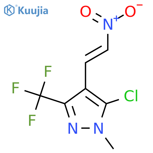 5-chloro-1-methyl-4-(2-nitroethenyl)-3-(trifluoromethyl)-1H-pyrazole structure