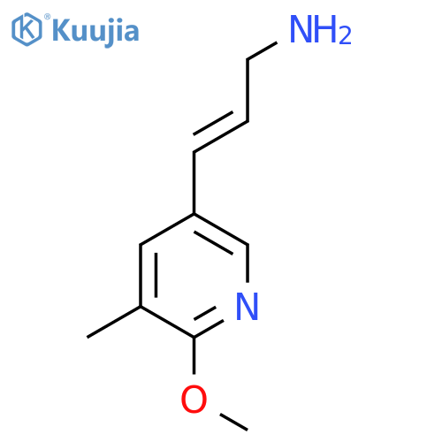 3-(6-Methoxy-5-methylpyridin-3-yl)prop-2-en-1-amine structure