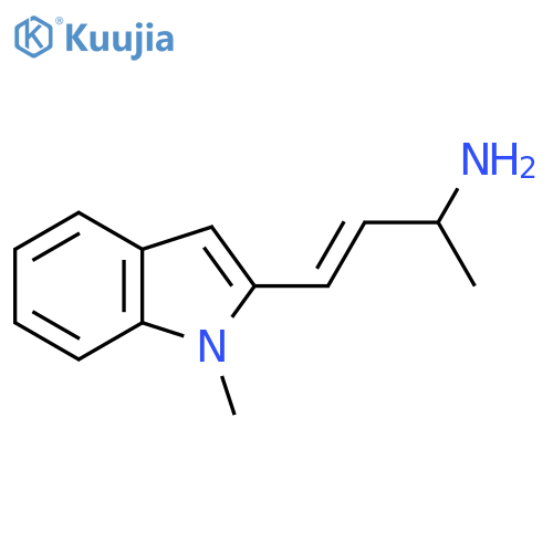 4-(1-methyl-1H-indol-2-yl)but-3-en-2-amine structure