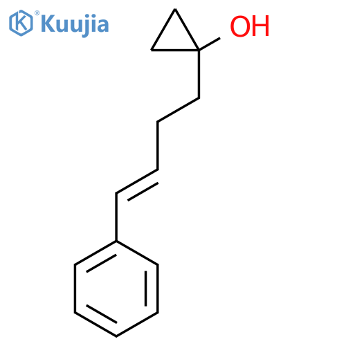1-(4-phenylbut-3-en-1-yl)cyclopropan-1-ol structure