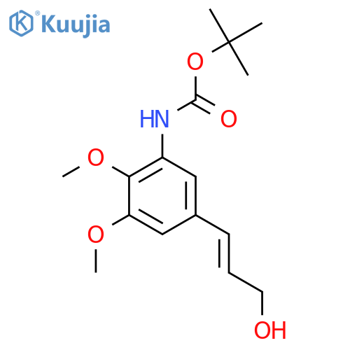 tert-butyl N-5-(3-hydroxyprop-1-en-1-yl)-2,3-dimethoxyphenylcarbamate structure