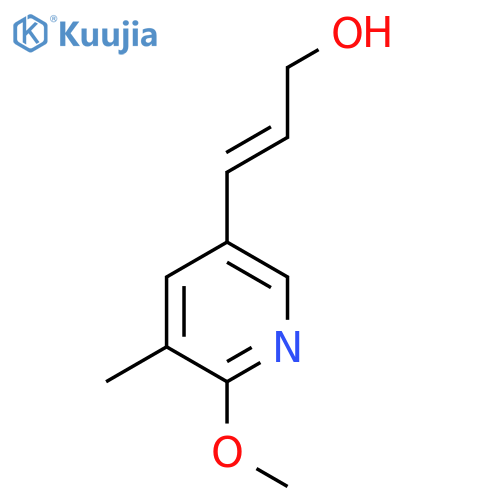3-(6-methoxy-5-methylpyridin-3-yl)prop-2-en-1-ol structure