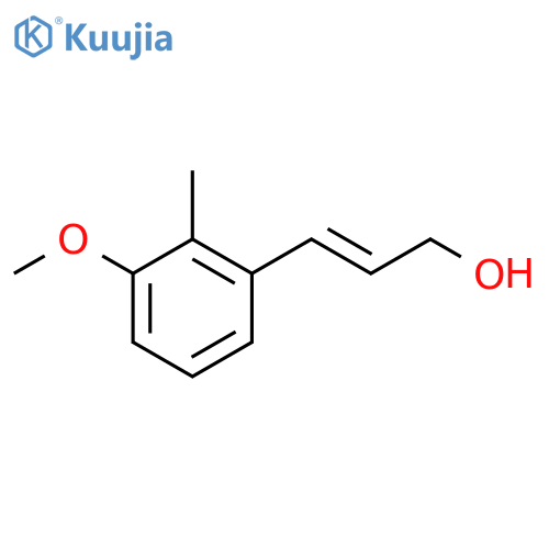 3-(3-methoxy-2-methylphenyl)prop-2-en-1-ol structure