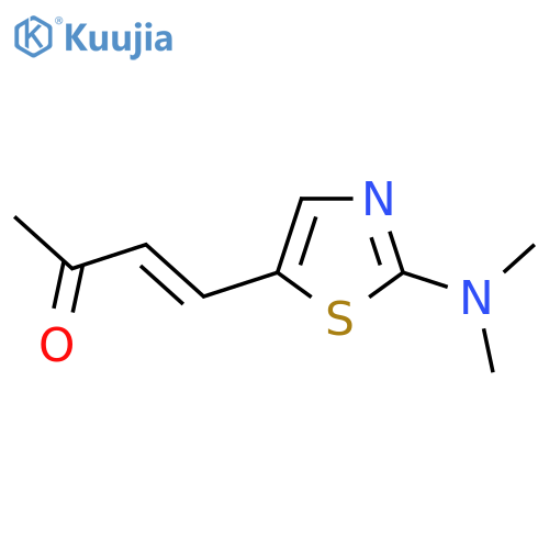 4-2-(dimethylamino)-1,3-thiazol-5-ylbut-3-en-2-one structure