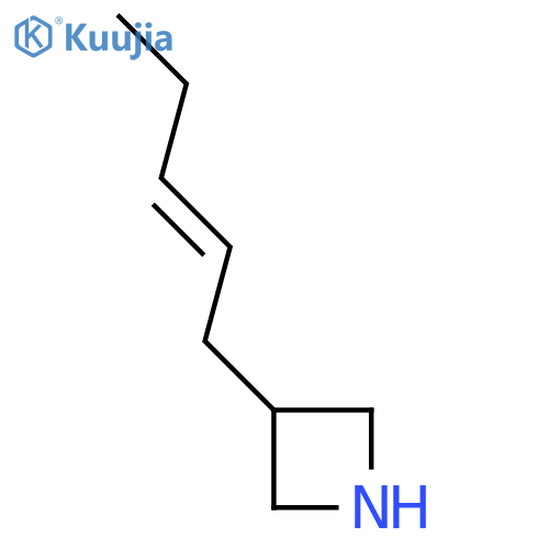 3-(pent-2-en-1-yl)azetidine structure