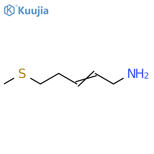 5-(methylsulfanyl)pent-2-en-1-amine structure