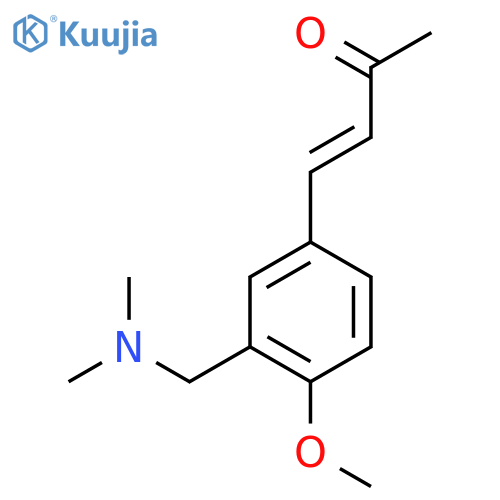 4-{3-(dimethylamino)methyl-4-methoxyphenyl}but-3-en-2-one structure