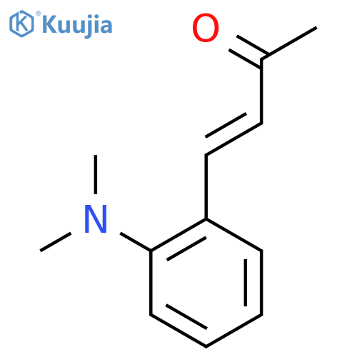 4-2-(dimethylamino)phenylbut-3-en-2-one structure