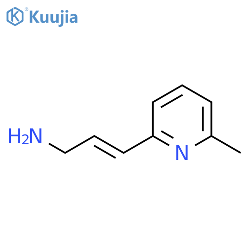 3-(6-methylpyridin-2-yl)prop-2-en-1-amine structure
