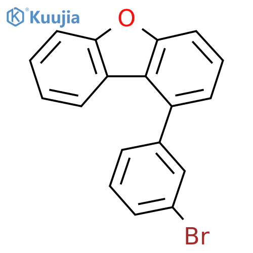 1-(3-Bromophenyl)dibenzofuran structure
