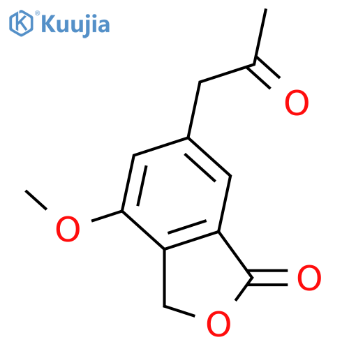4-Hydroxy-6-(2-oxopropyl)-1(3H)-isobenzofuranone; Me ether structure