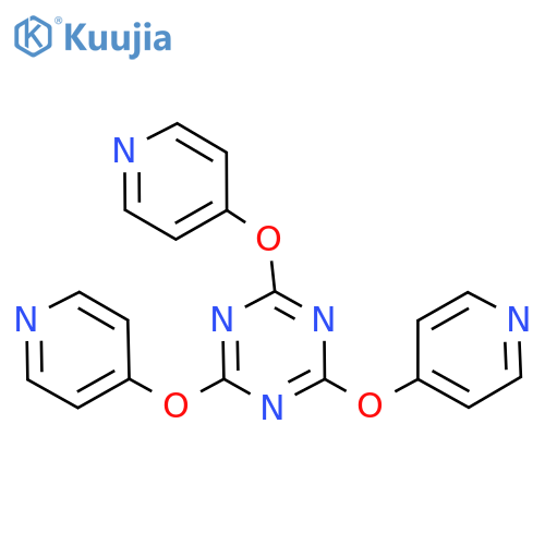 2,4,6-Tris(pyridin-4-yloxy)-1,3,5-triazine structure