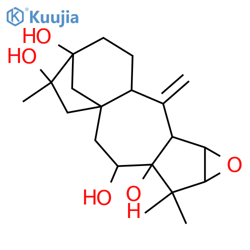 2,3-Epoxy-10(20)-grayanotoxene-5,6,13,16-tetrol; (1α,2β,3β,5β,6β,16α)-form structure