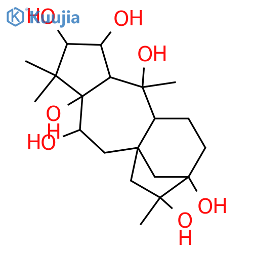 2,3,5,6,10,13,16-Grayanotoxaneheptol; (1α,2α,3β,5β,6β,10α,16α)-form structure