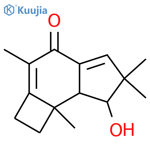 1-Hydroxy-6,9-protoilludadien-8-one; 1β-form structure