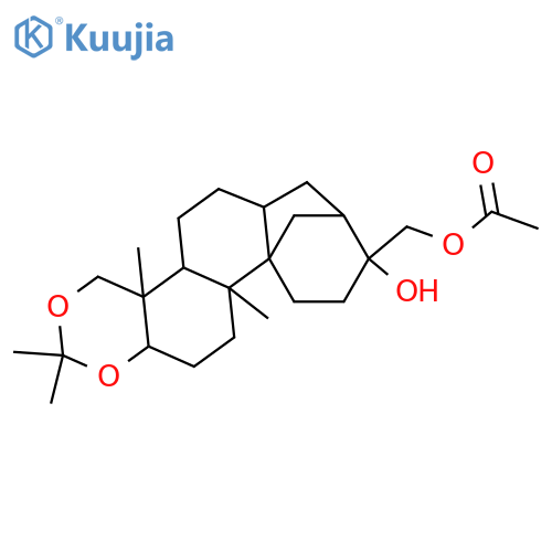 3,16,17,18-Aphidicolanetetrol; (3α,16β)-form, 3,18-Isopropylidene, 17-Ac structure
