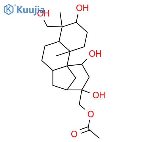 3,14,16,17,18-Aphidicolanepentol; (3α,14β,16β)-form, 17-Ac structure
