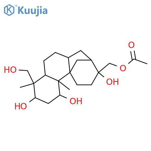 1,3,16,17,18-Aphidicolanepentol; (1β,3α,16β)-form, 17-Ac structure