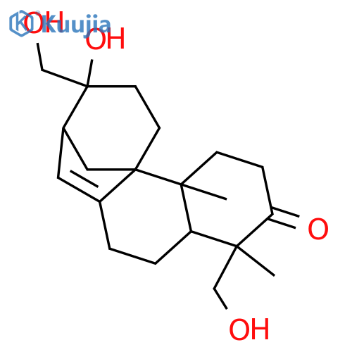 8(13)-Aphidicolene-3,16,17,18-tetrol; (3α,16β)-form, 3-Ketone structure