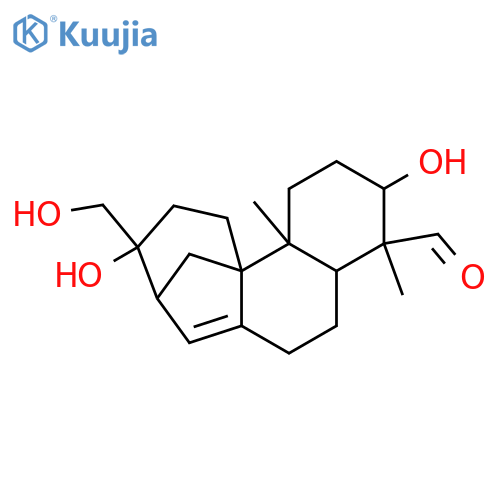 8(13)-Aphidicolene-3,16,17,18-tetrol; (3α,16β)-form, 18-Aldehyde structure