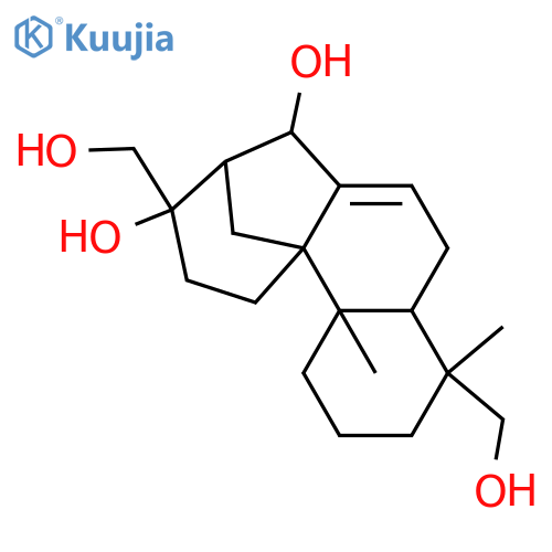 7-Aphidicolene-13,16,17,18-tetrol; (13β,16β)-form structure