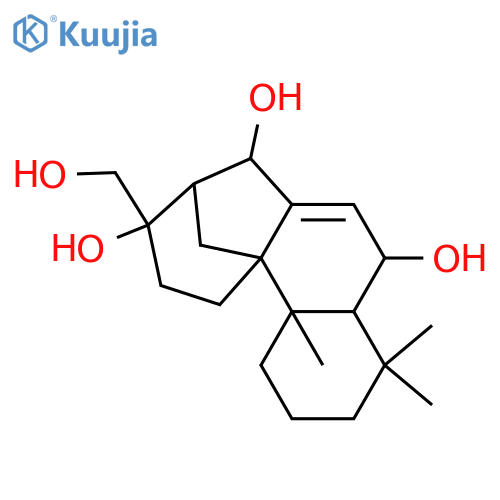 7-Aphidicolene-6,13,16,17-tetrol; (6α,13β,16β)-form structure