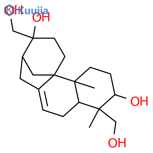 7-Aphidicolene-3,16,17,18-tetrol; (3α,16β)-form structure