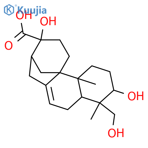 7-Aphidicolene-3,16,17,18-tetrol; (3α,16β)-form, 17-Carboxylic acid structure