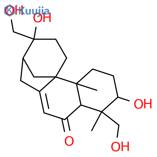3,16,17,18-Tetrahydroxy-7-aphidicolen-6-one; (3α,16β)-form structure