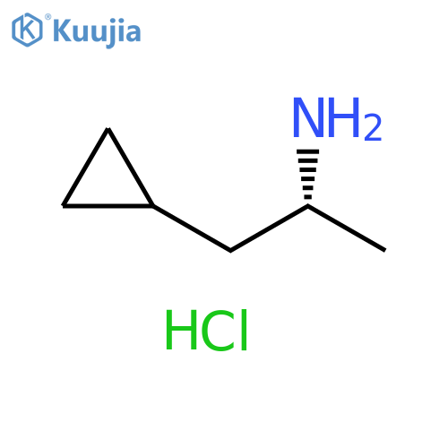 (R)-1-cyclopropylpropan-2-amine hydrochloride structure