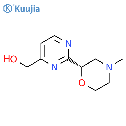 {2-(2S)-4-methylmorpholin-2-ylpyrimidin-4-yl}methanol structure