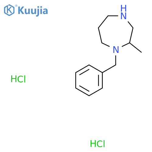 1-benzyl-2-methyl-1,4-diazepane dihydrochloride structure