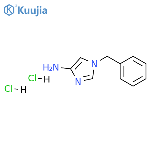 1-benzyl-1H-imidazol-4-amine dihydrochloride structure