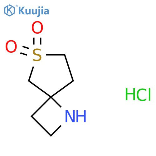 7λ?-thia-1-azaspiro[3.4]octane 7,7-dioxide;hydrochloride structure