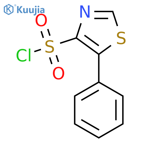 5-phenyl-1,3-thiazole-4-sulfonyl chloride structure