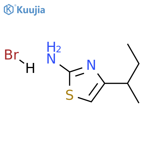 4-(butan-2-yl)-1,3-thiazol-2-amine hydrobromide structure